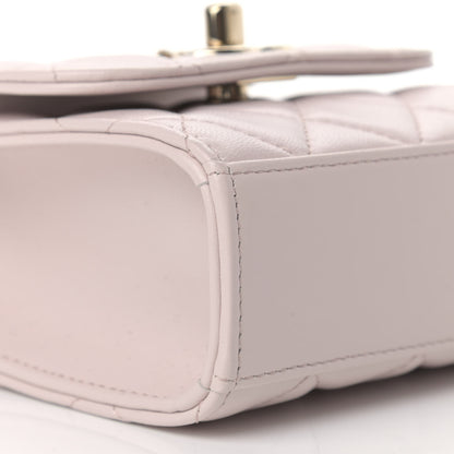 Chanel Lambskin Quilted Mini Trendy CC Clutch With Chain Light Purple 7 of 8