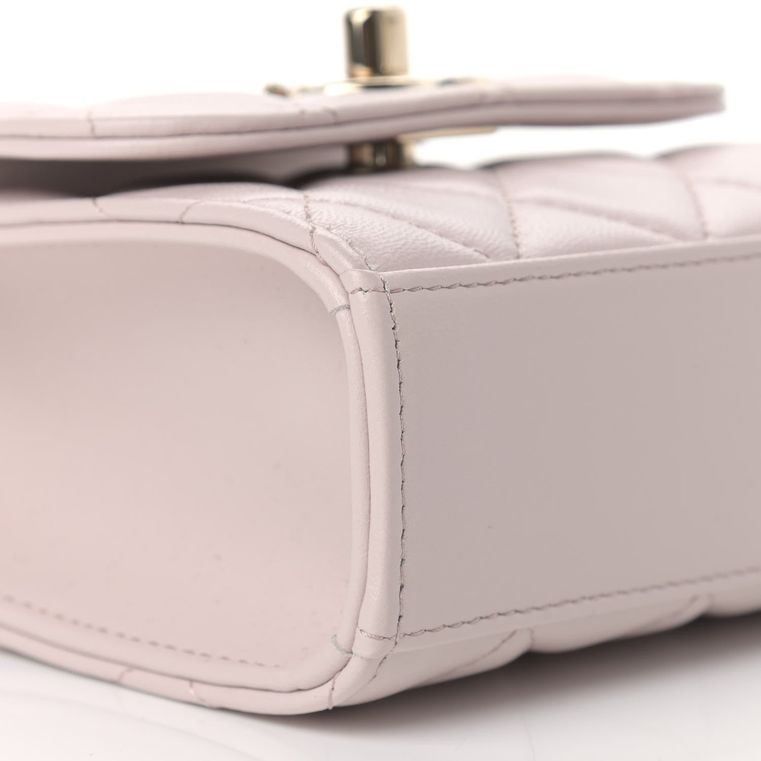Chanel Lambskin Quilted Mini Trendy CC Clutch With Chain Light Purple 7 of 8