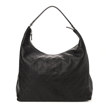 Gucci Guccissima Large Hobo Black 1 of 11