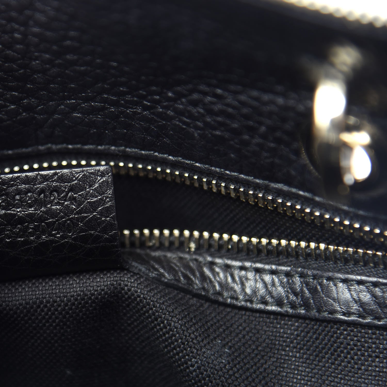 Gucci Calfskin Bamboo Medium Shopper Boston Black 11 of 13