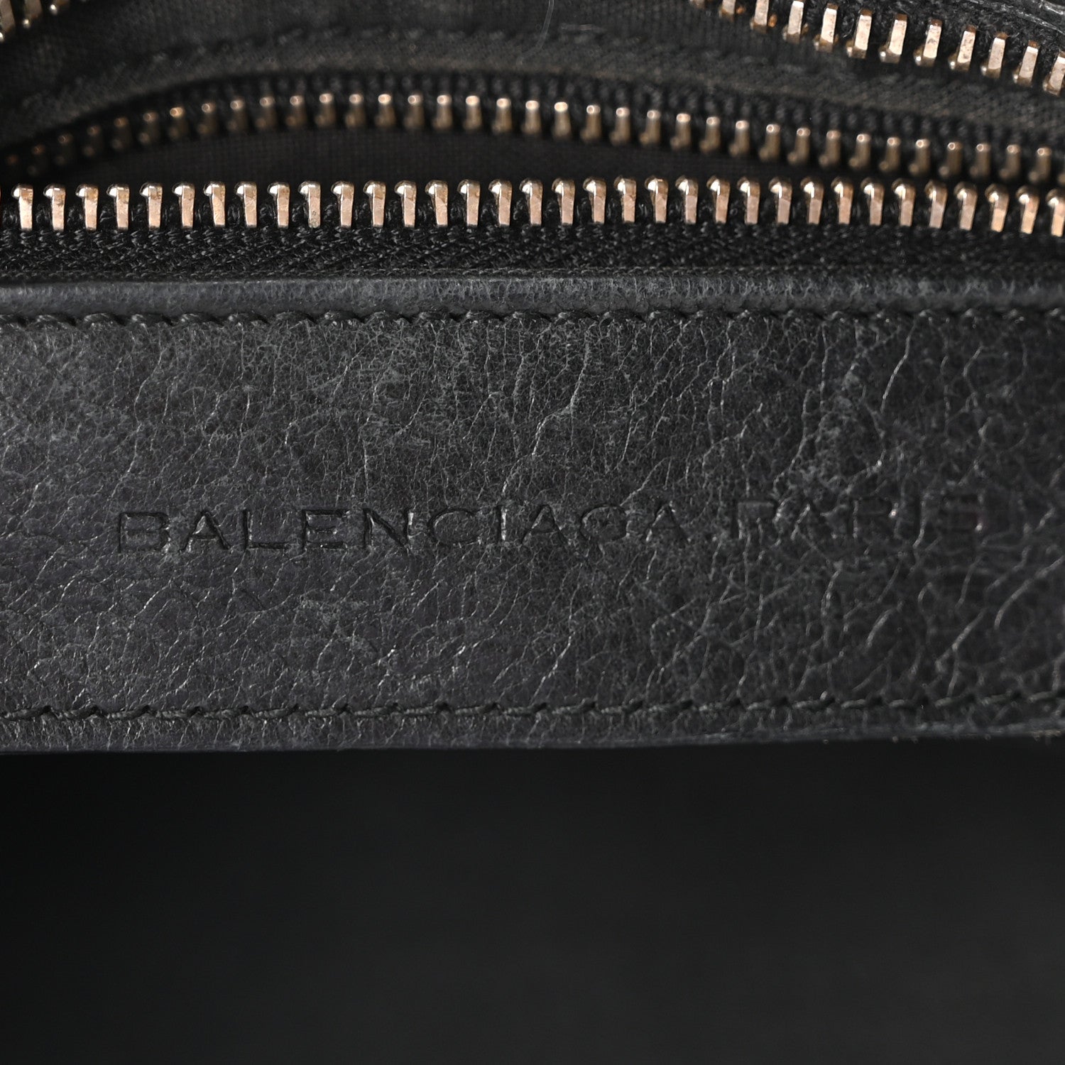 Balenciaga Agneau Laser Cut Cross Classic Gold Hardware City Black 7 of 12
