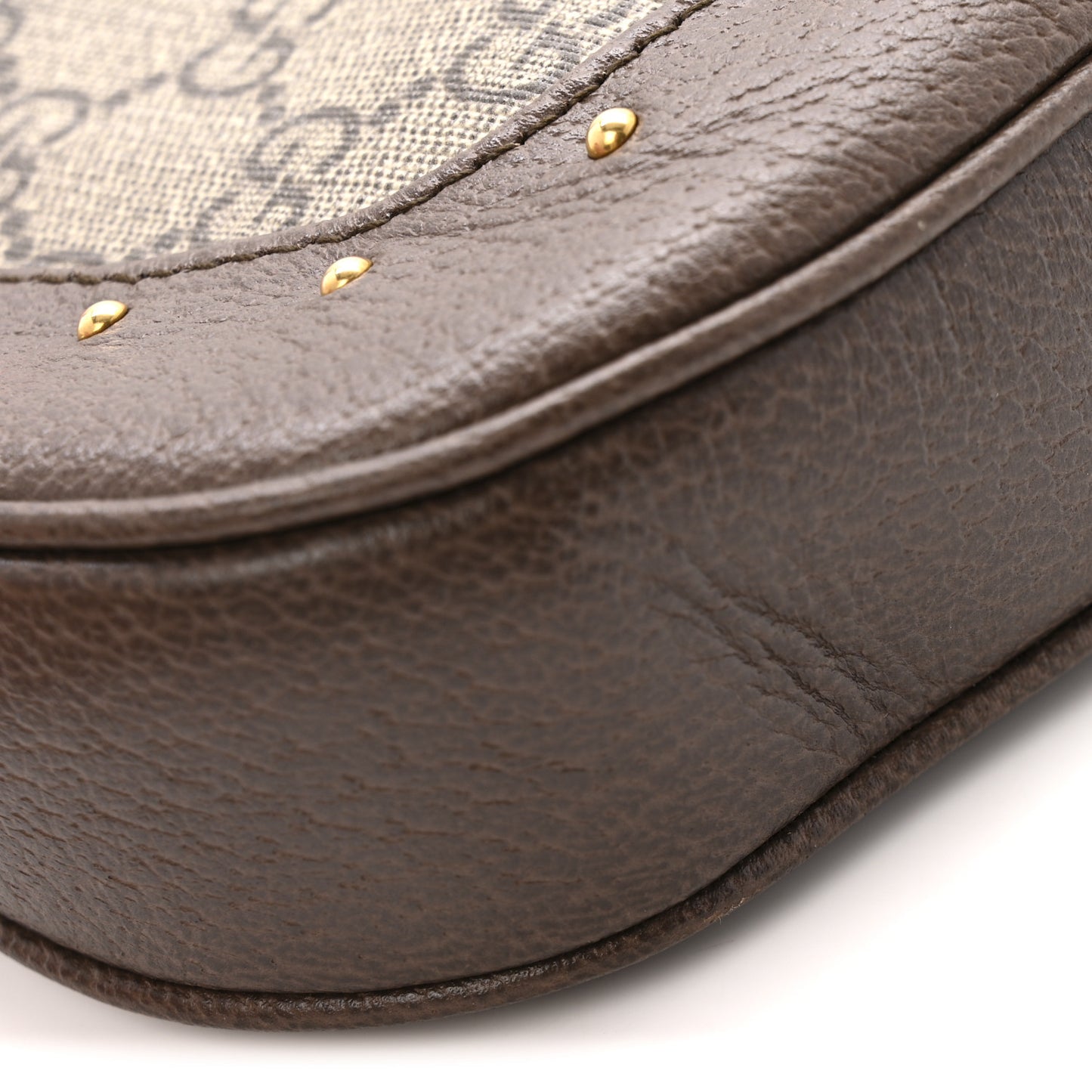 GG Supreme Monogram Geometric Textured Dollar Calfskin Web Small Jackie 1961 Hobo