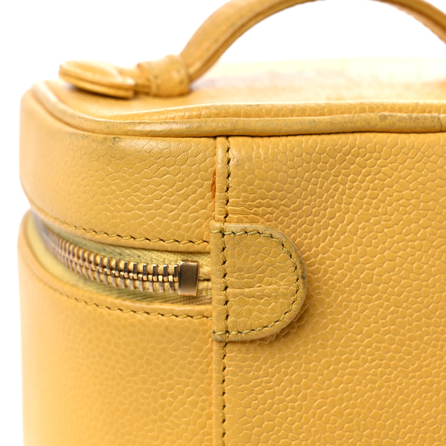 Caviar Vanity Cosmetic Case Yellow