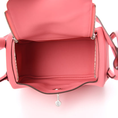 Hermes Swift Mini Lindy 20 Rose Ete 4 of 10