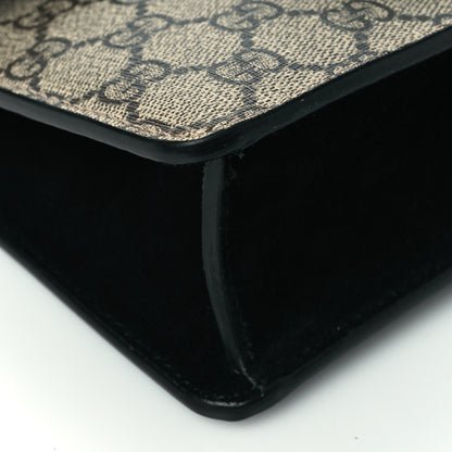 Gucci GG Supreme Monogram Mini Dionysus Shoulder Bag Black 9 of 11