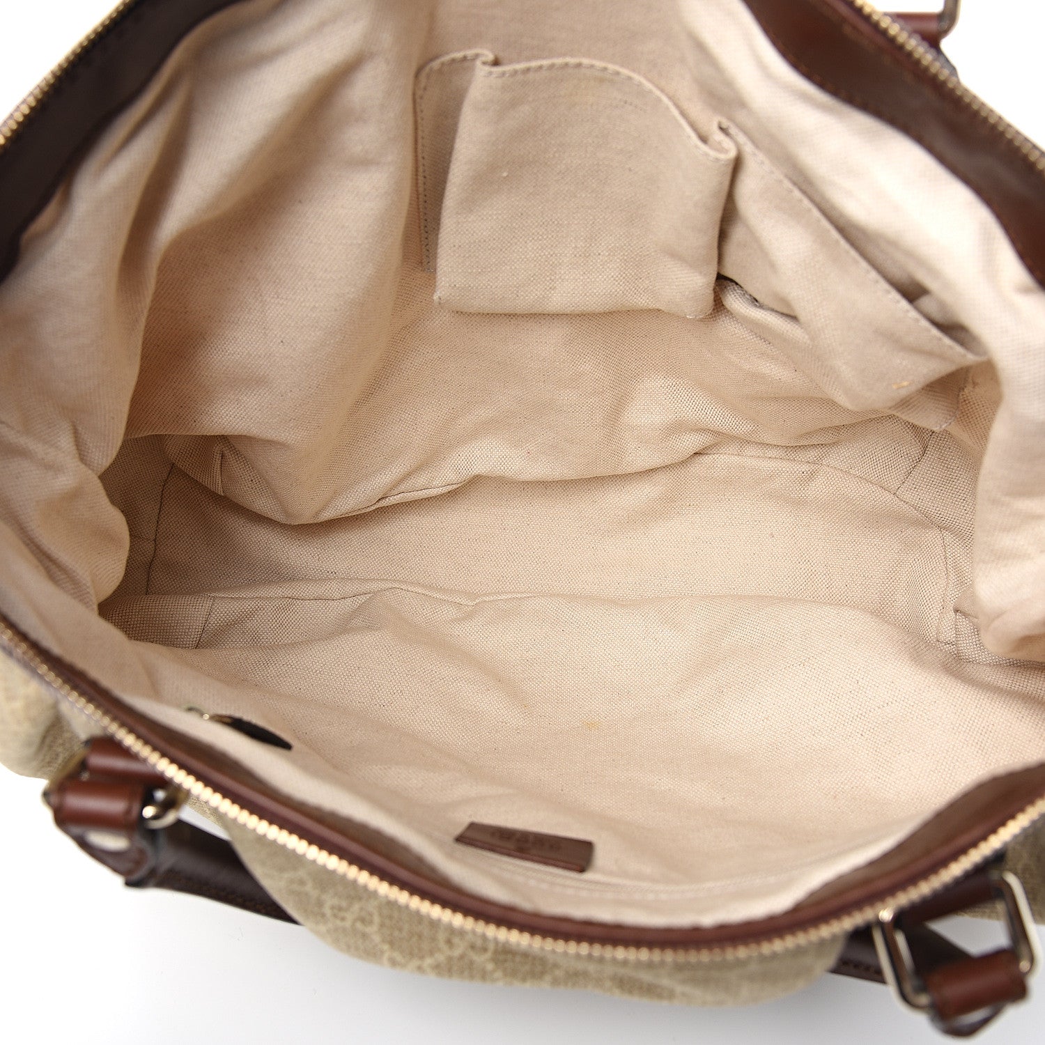 Gucci Monogram Cabinato Large Sukey Top Handle Brown 4 of 9