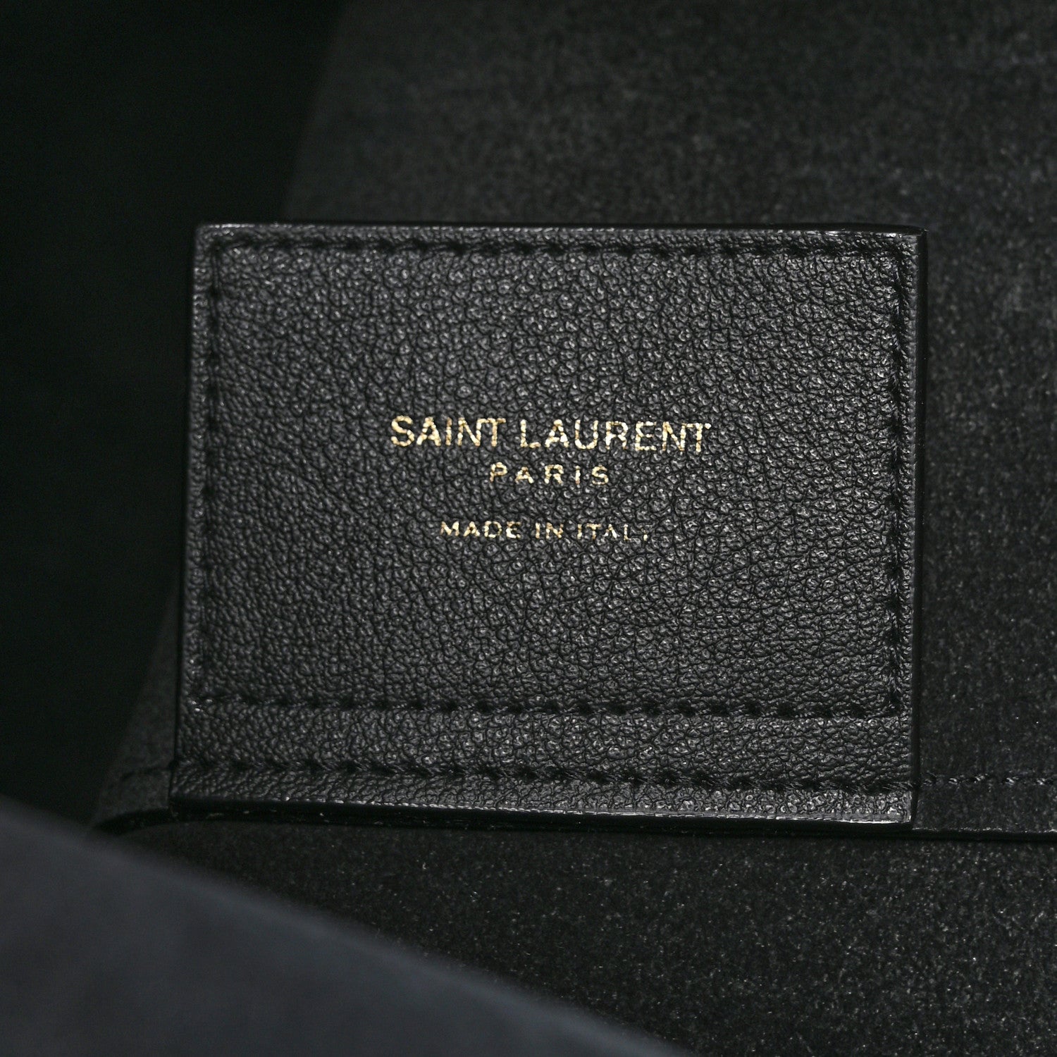 Saint Laurent Calfskin Large Shopping Tote Black 7 of 12