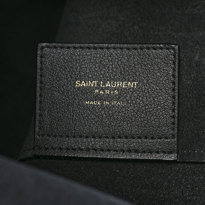 Saint Laurent Calfskin Large Shopping Tote Black 7 of 12
