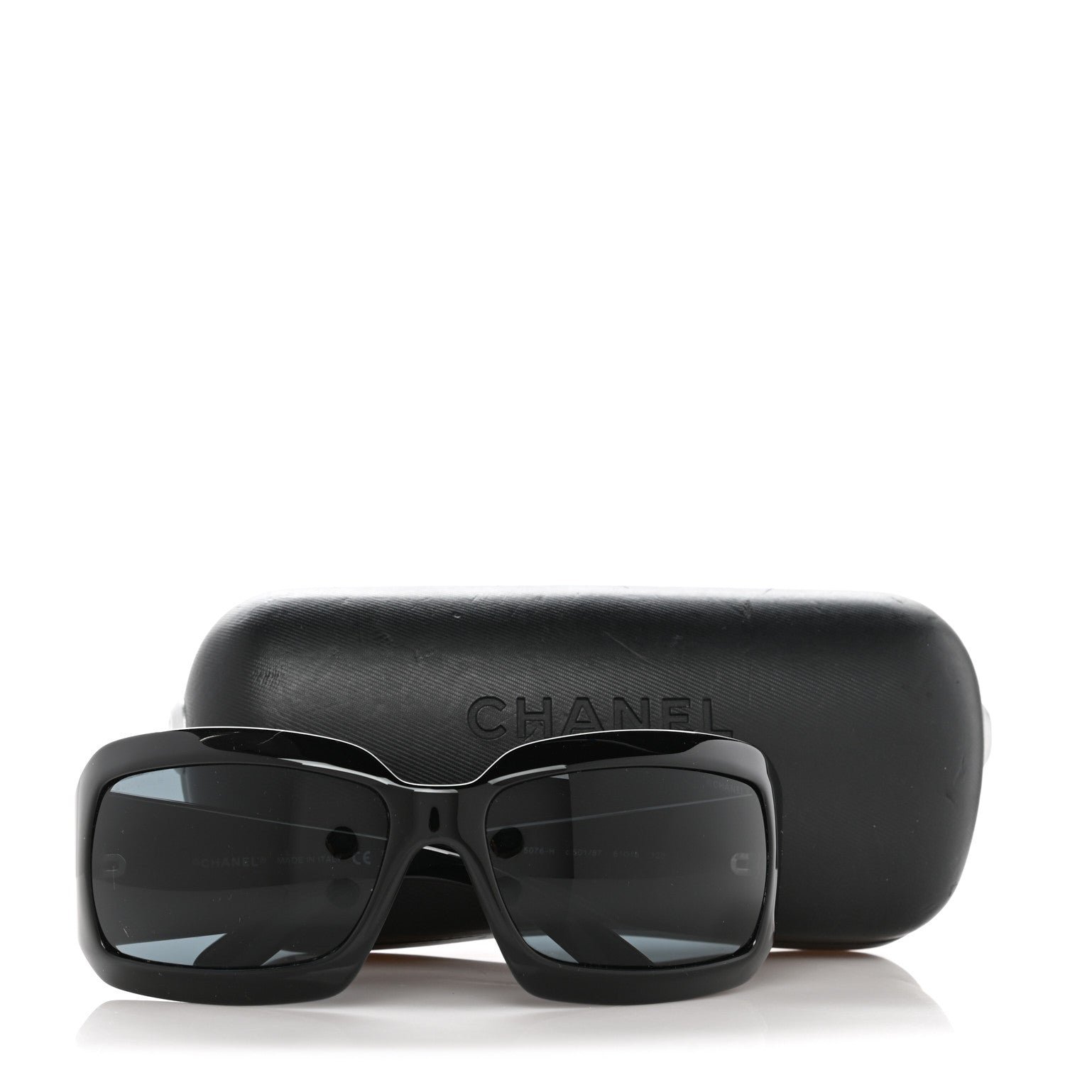 Chanel Mother of Pearl CC Sunglasses 5076-H Black 5 of 7