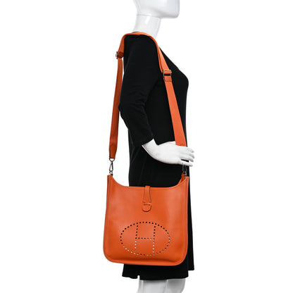 Hermes Epsom Evelyne III PM Orange 2 of 11