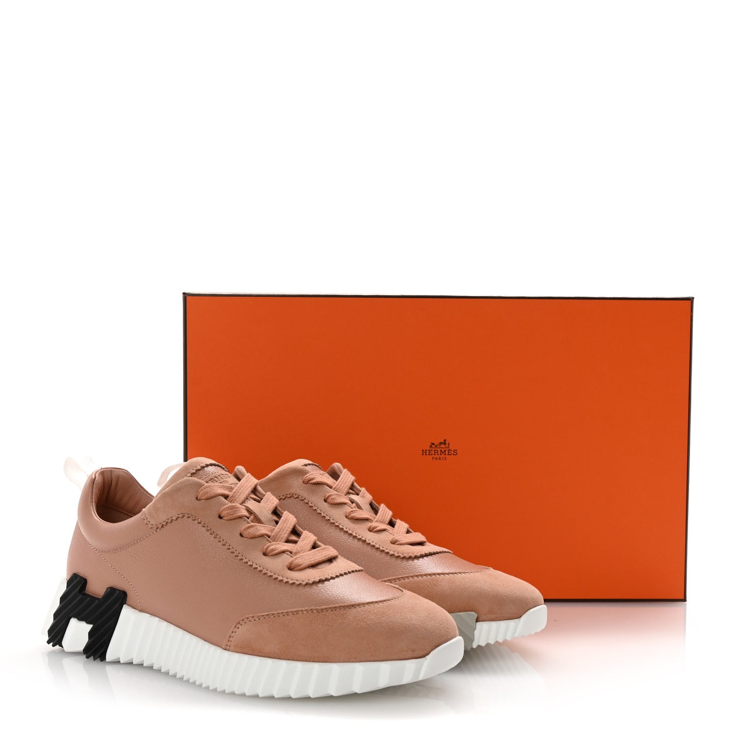 Sport Goatskin Suede Goatskin Bouncing Sneakers 39 Nude