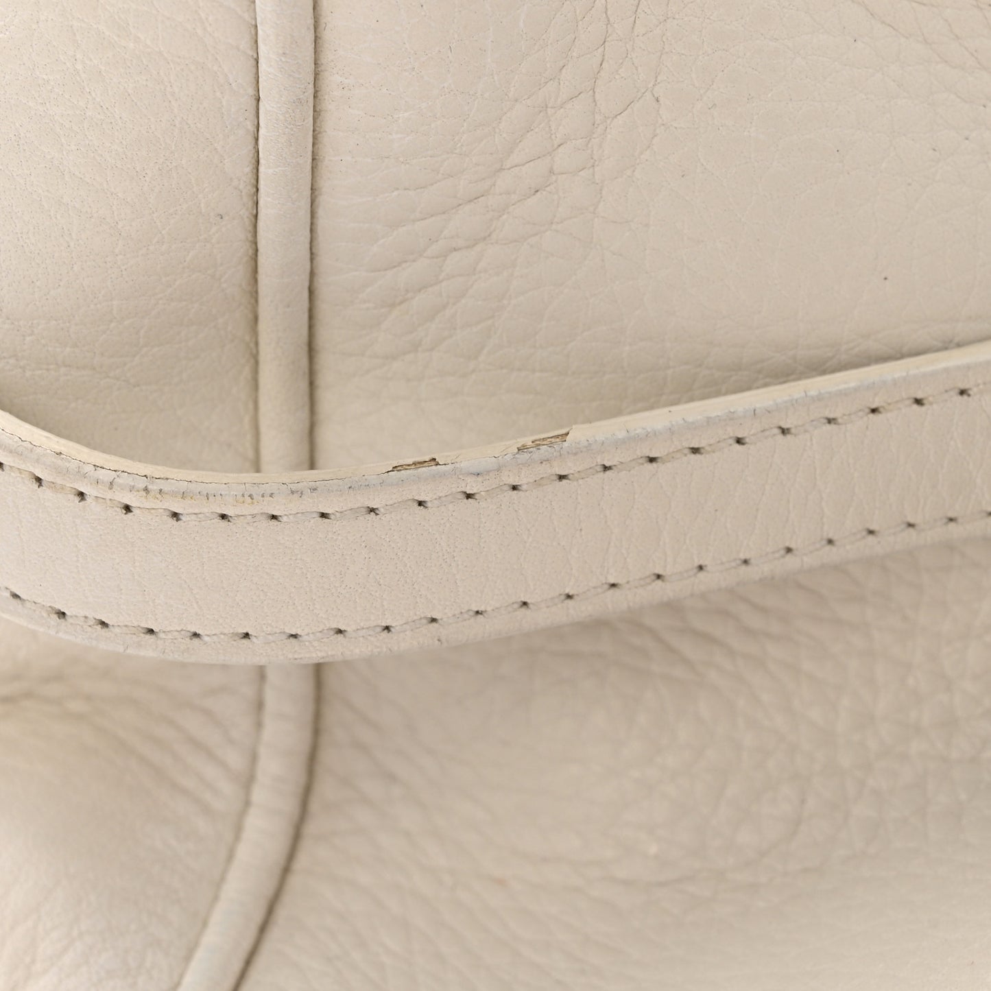 Calfskin Logo Charms Boston White