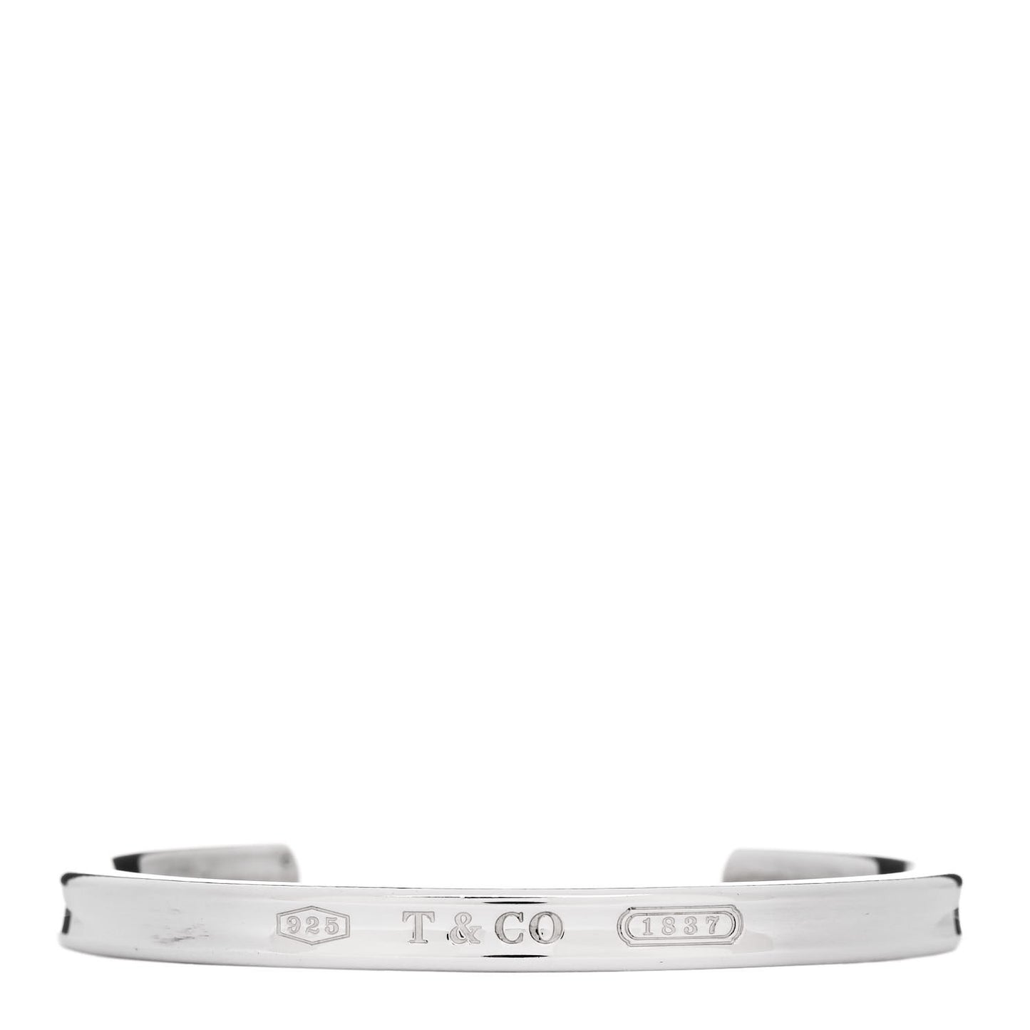Sterling Silver Narrow 1837 Cuff Bracelet