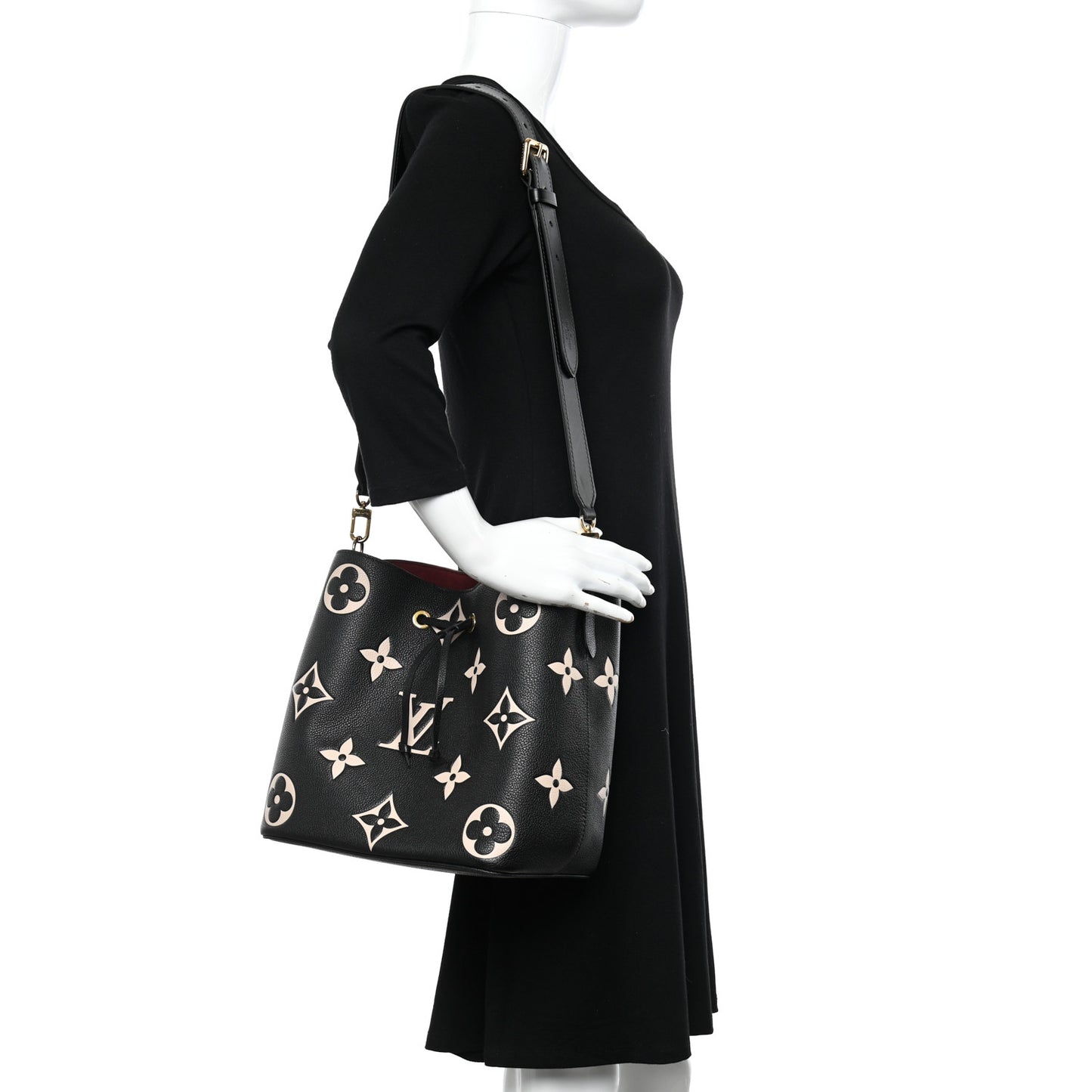 Empreinte Monogram Giant Neonoe MM Black Beige