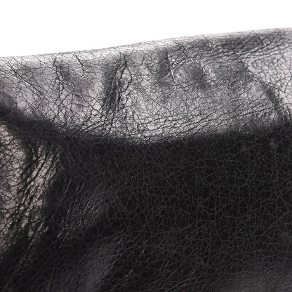 Balenciaga Agneau Giant 21 Silver Hardware Envelope Clutch Black 10 of 10