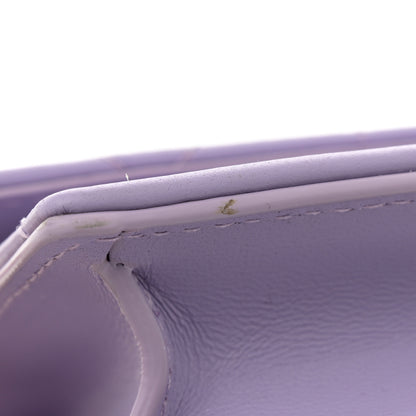 Christian Dior Lambskin Macrocannage Mini Miss Caro Bag Lilac 11 of 13