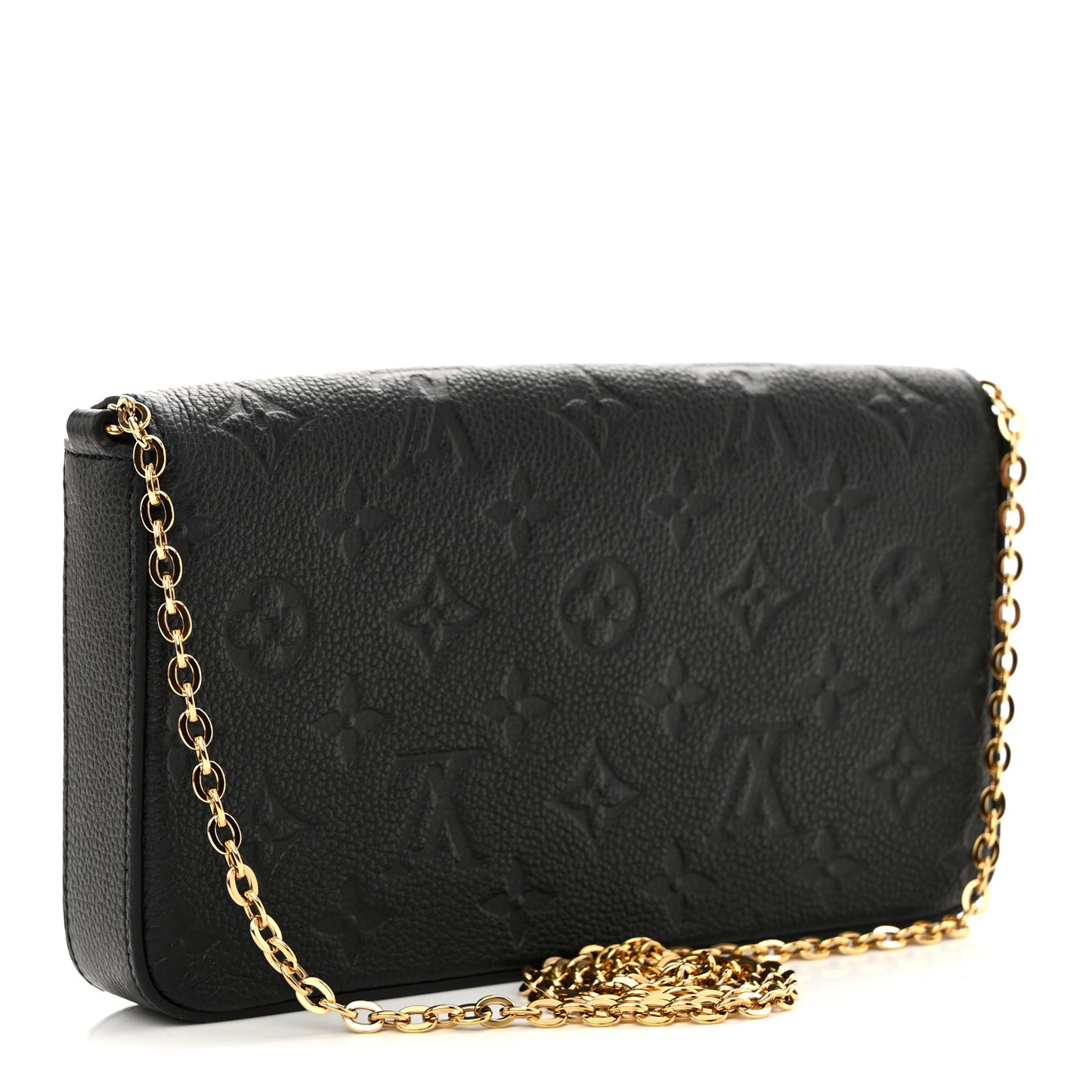 Empreinte Pochette Felicie Chain Wallet Black