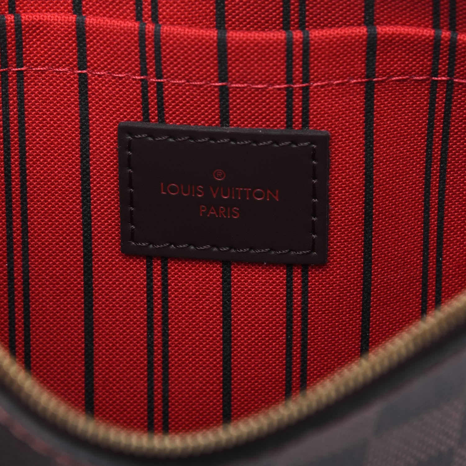 Louis Vuitton Damier Ebene Neverfull MM GM Pochette 6 of 11