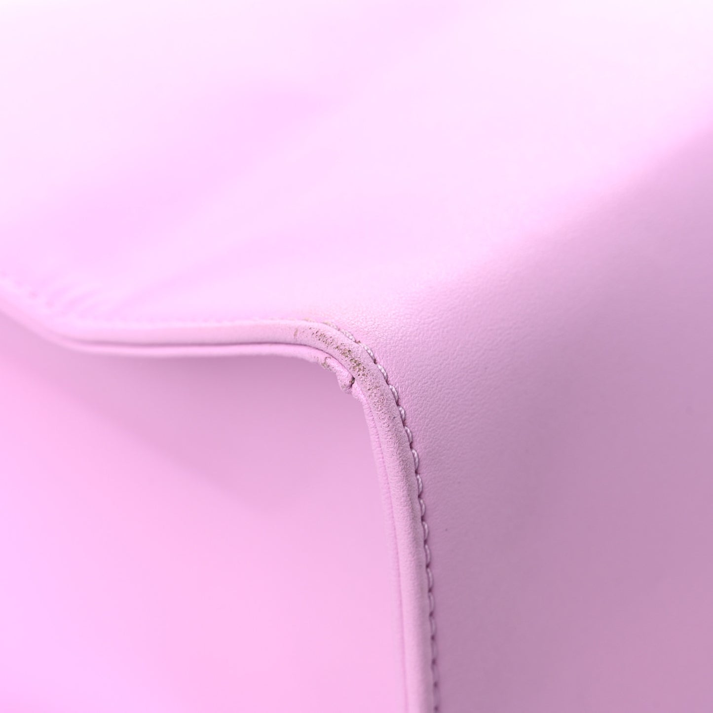Vegan Leather Medium Shopping Bag Bubblegum