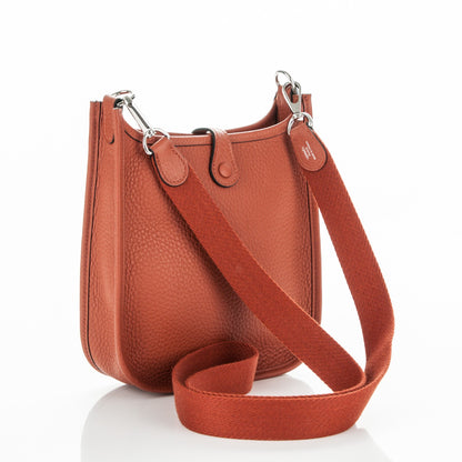 Hermes Taurillon Clemence Evelyne III TPM Cuivre 3 of 7