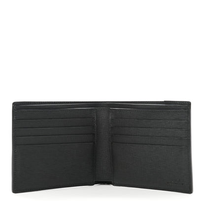 Fendi Vitello Elite Granite Monster Eyes Bi-fold Wallet Navy 5 of 8