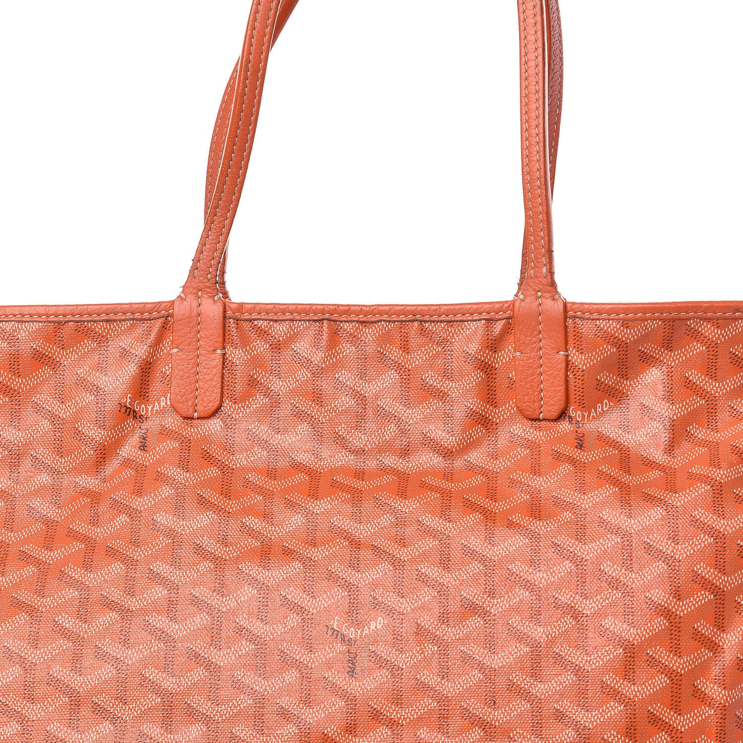 Goyardine Sac Hardy Pet Carrier PM Orange
