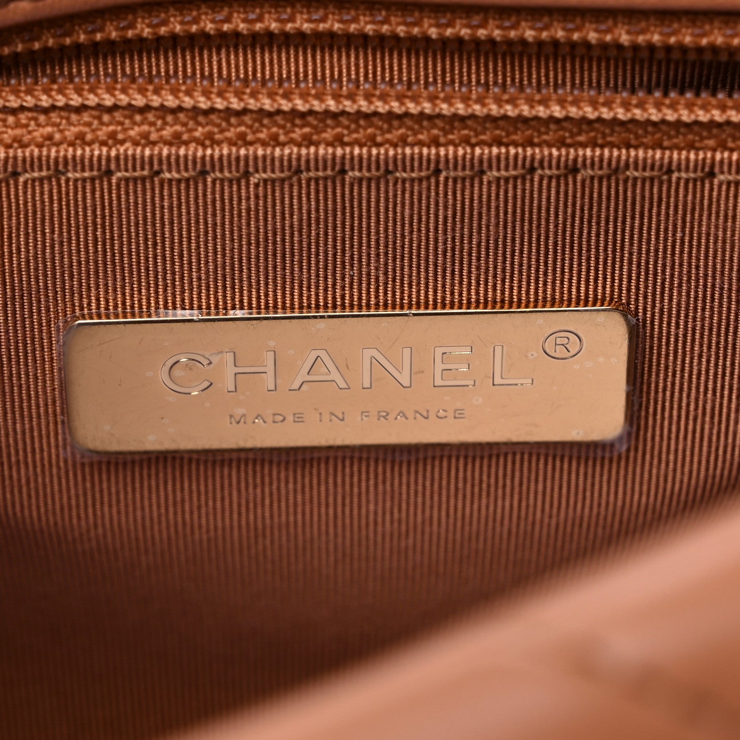 Chanel Lambskin Quilted Medium Chanel 19 Flap Brown 5 of 8