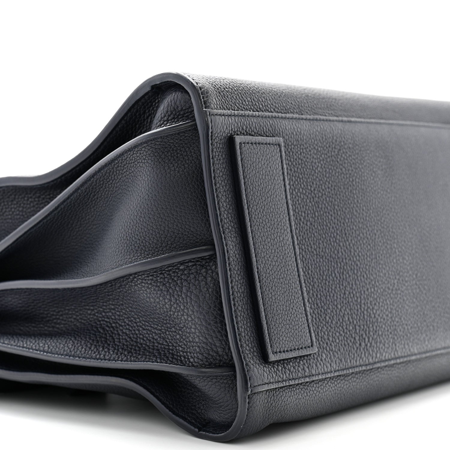 Saint Laurent Grained Calfskin Medium Souple Sac De Jour Navy 9 of 11