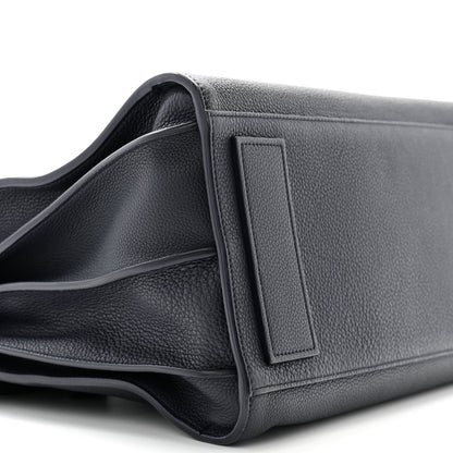 Saint Laurent Grained Calfskin Medium Souple Sac De Jour Navy 9 of 11