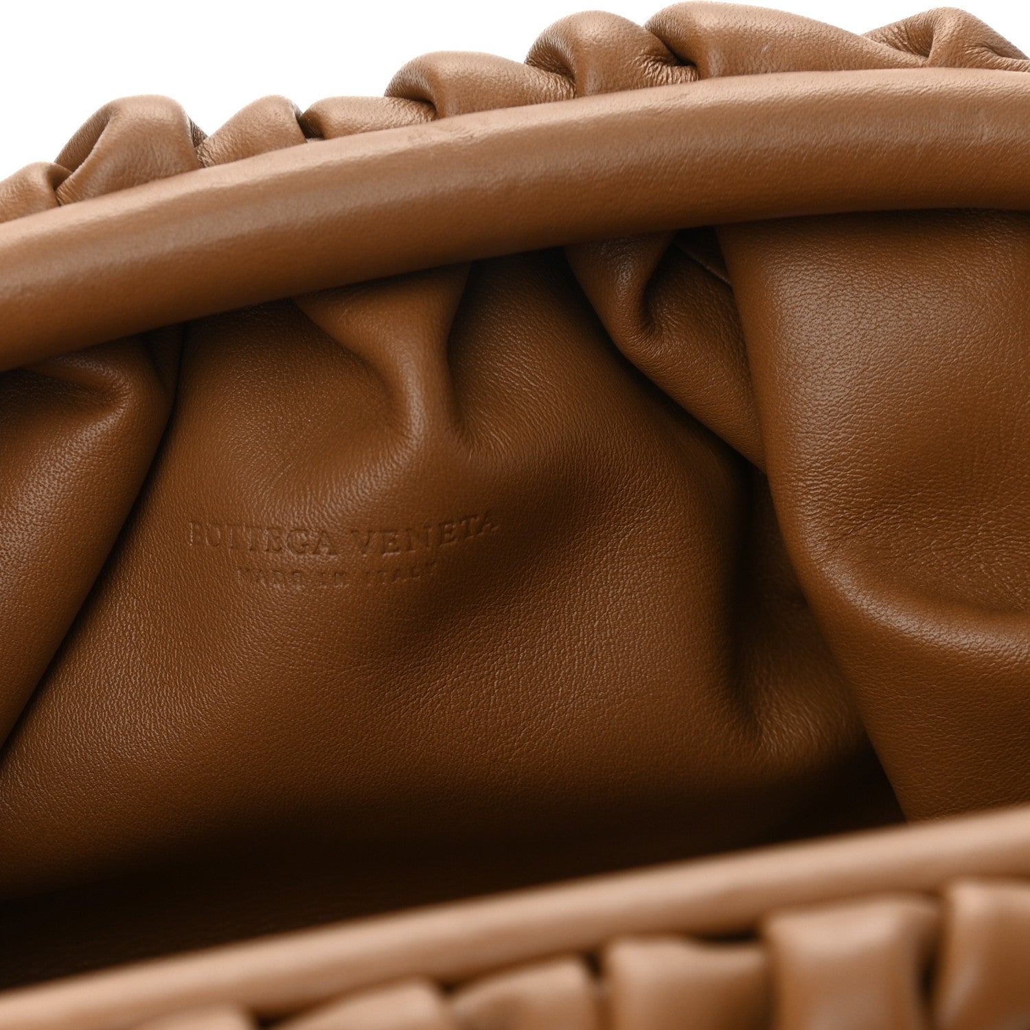 Bottega Veneta Butter Calfskin The Mini Pouch Camel 6 of 9