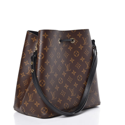 Louis Vuitton Monogram Neonoe MM Black 3 of 8