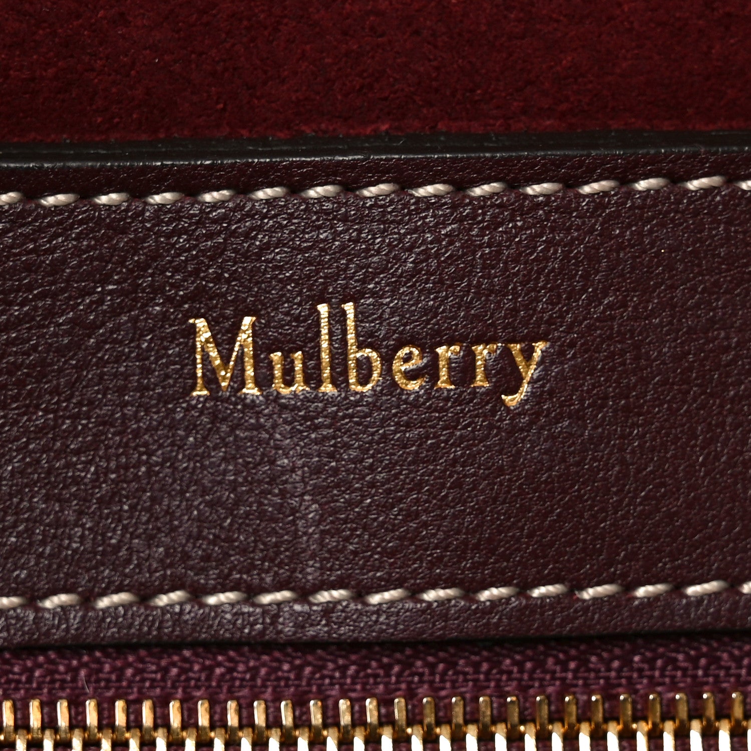Mulberry Silky Calfskin Amberley Hobo Burgundy 6 of 9
