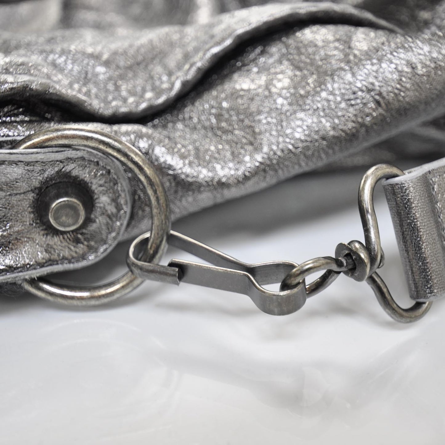 Agneau City Metallic Pewter