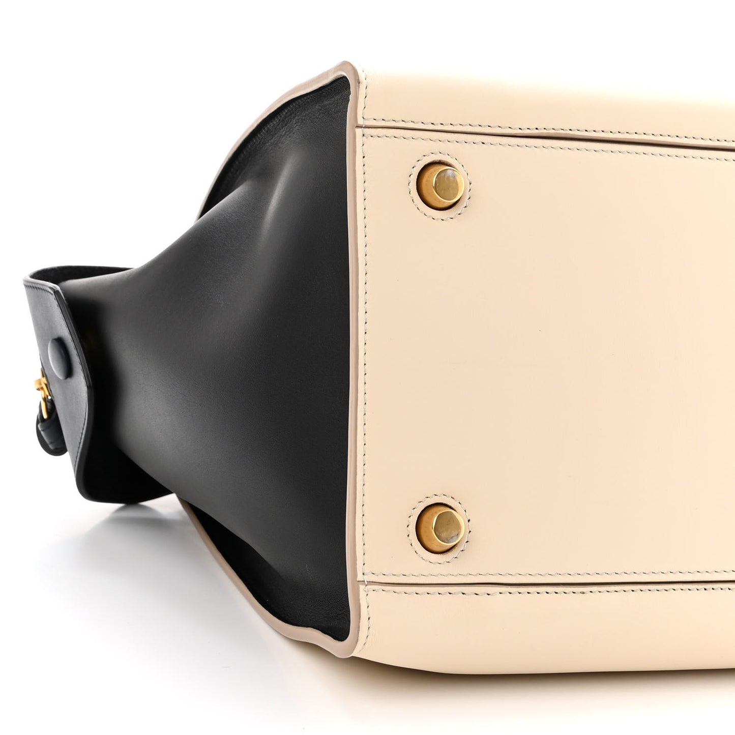 Smooth Calfskin Small Ring Bag Chalk