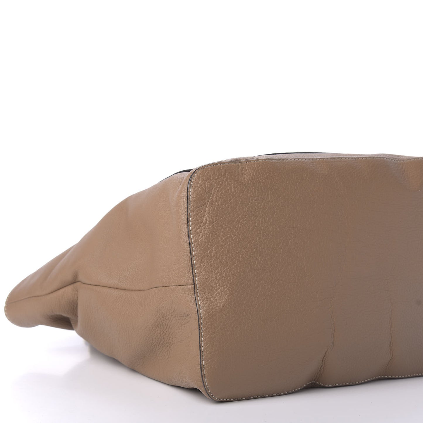 Calfskin Large New Marcie Tote Nut