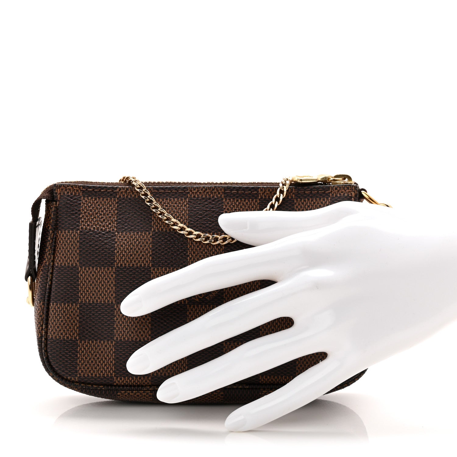 Louis Vuitton Damier Ebene Mini Pochette Accessories 2 of 7