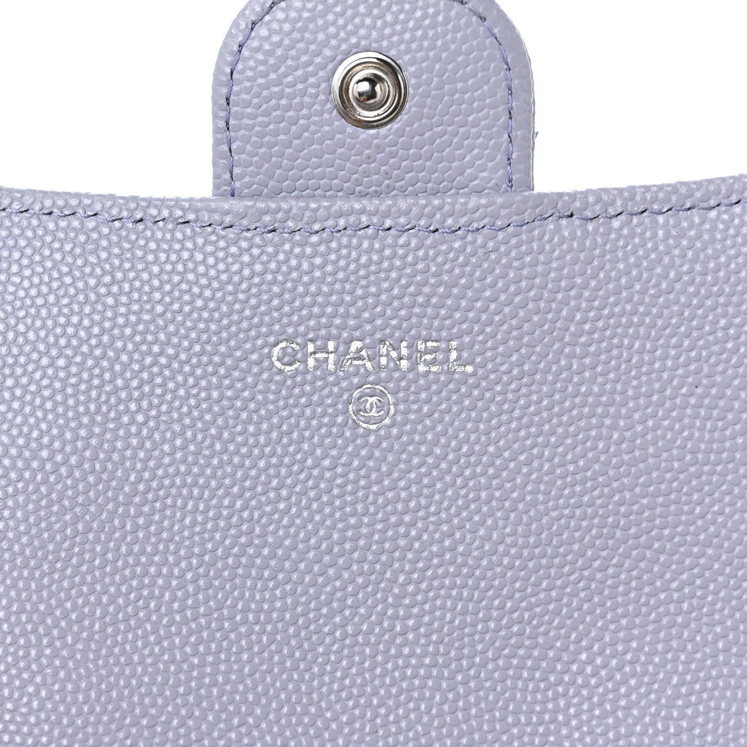 Chanel Caviar Quilted Large Flap Wallet Light Purple 6 of 9
