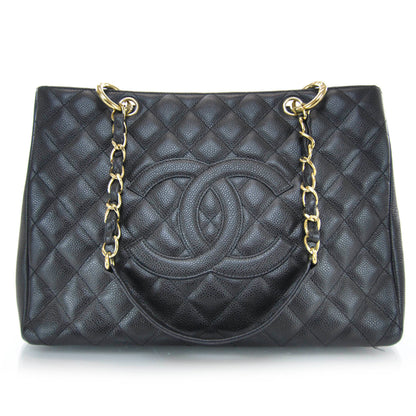 Chanel Caviar Grand Shopping Tote GST Black 1 of 9
