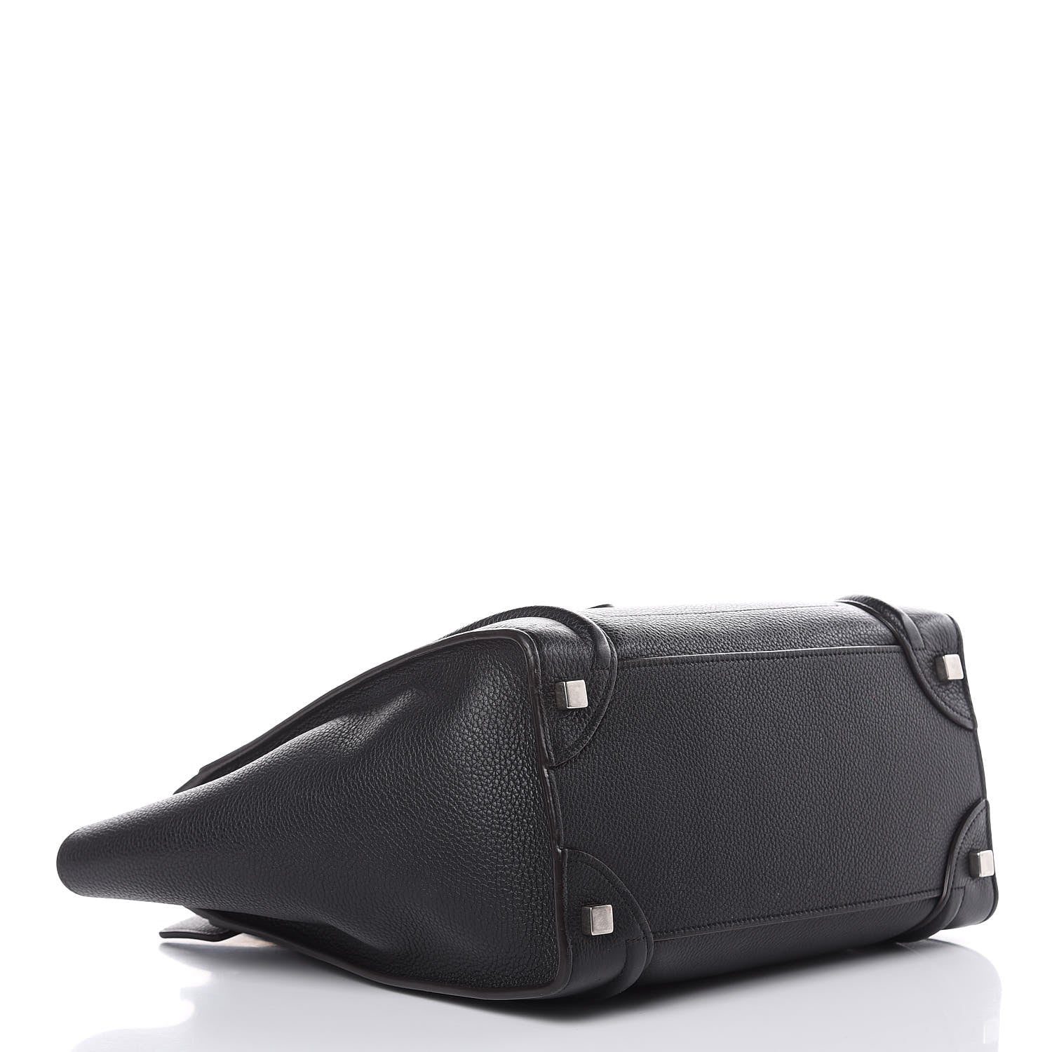 Celine Drummed Calfskin Micro Luggage Black 4 of 16