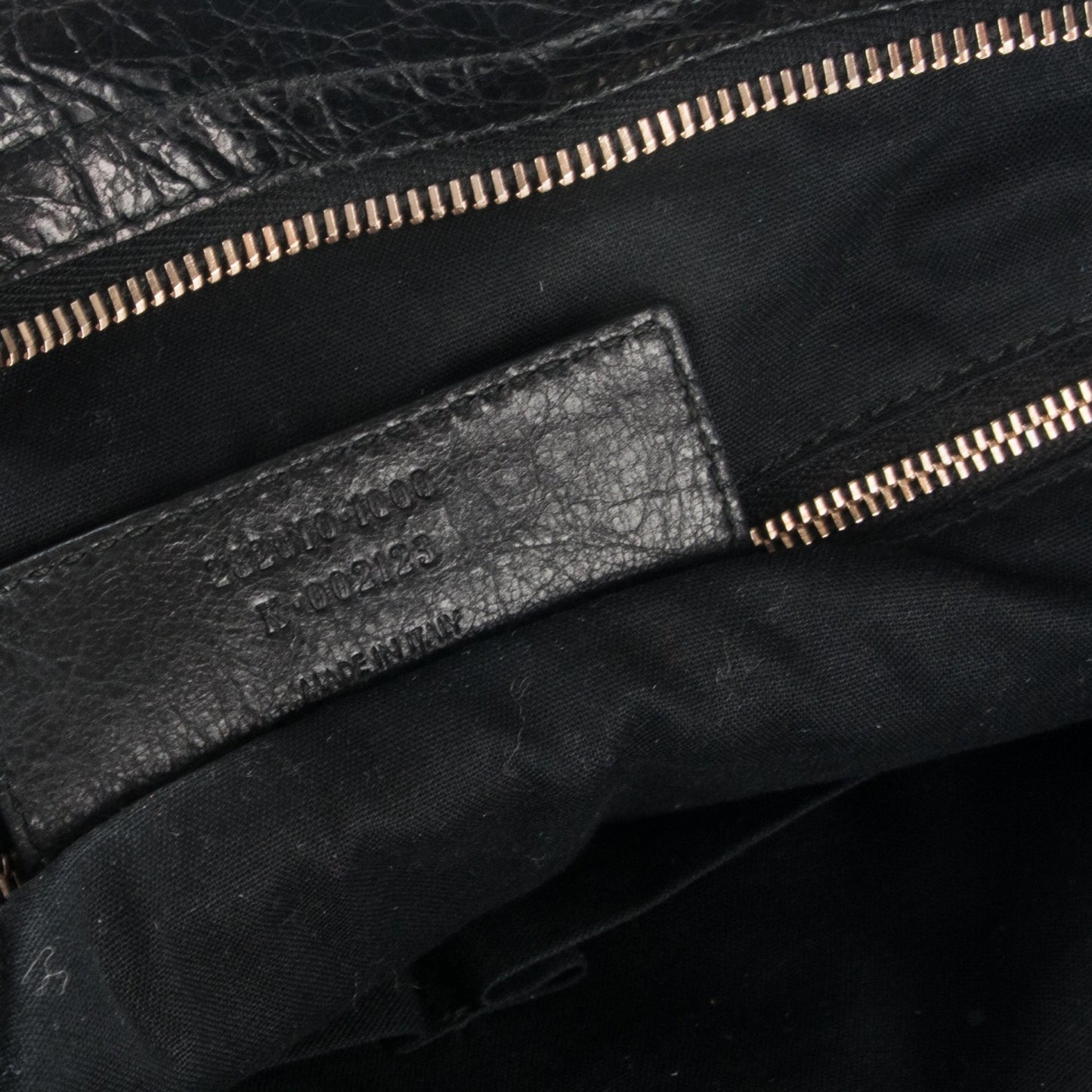 Agneau Giant 12 Rose Gold Hardware Velo Black