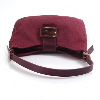 Fendi Zucchino BAGUETTE Burgundy 4 of 11