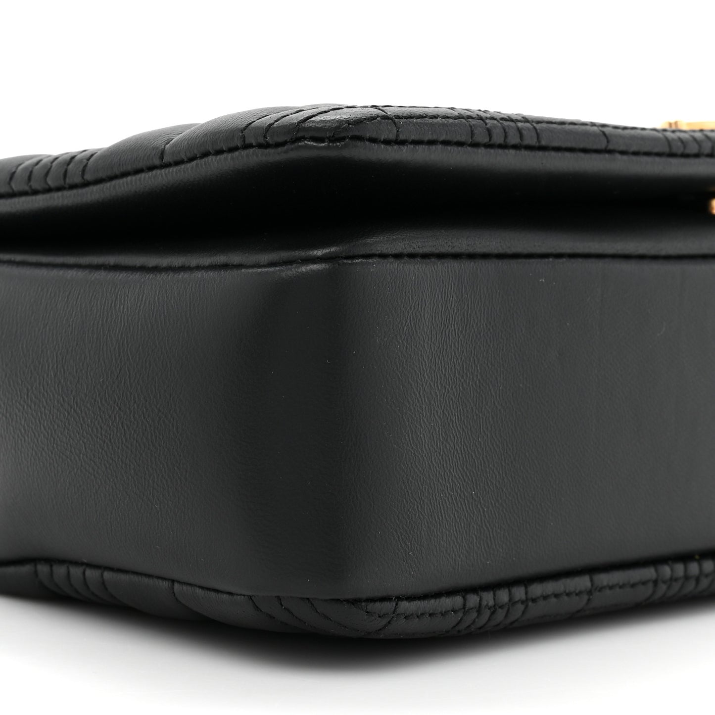 Lambskin Quilted Small Lola Bag Black