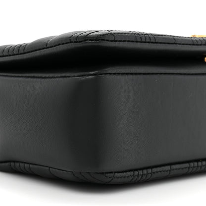 Burberry Lambskin Quilted Small Lola Bag Black 8 of 9