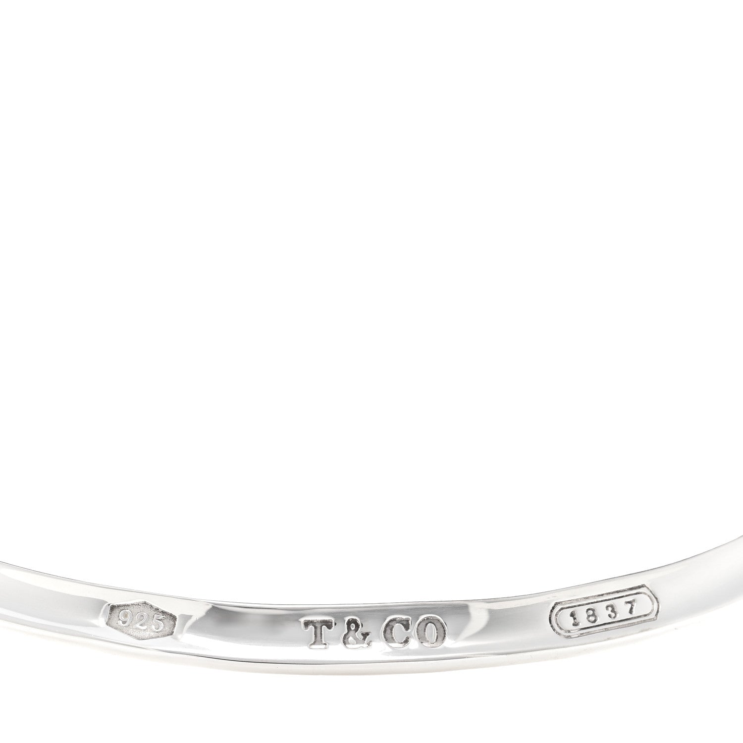 Tiffany Sterling Silver 1837 Collar Necklace 3 of 3