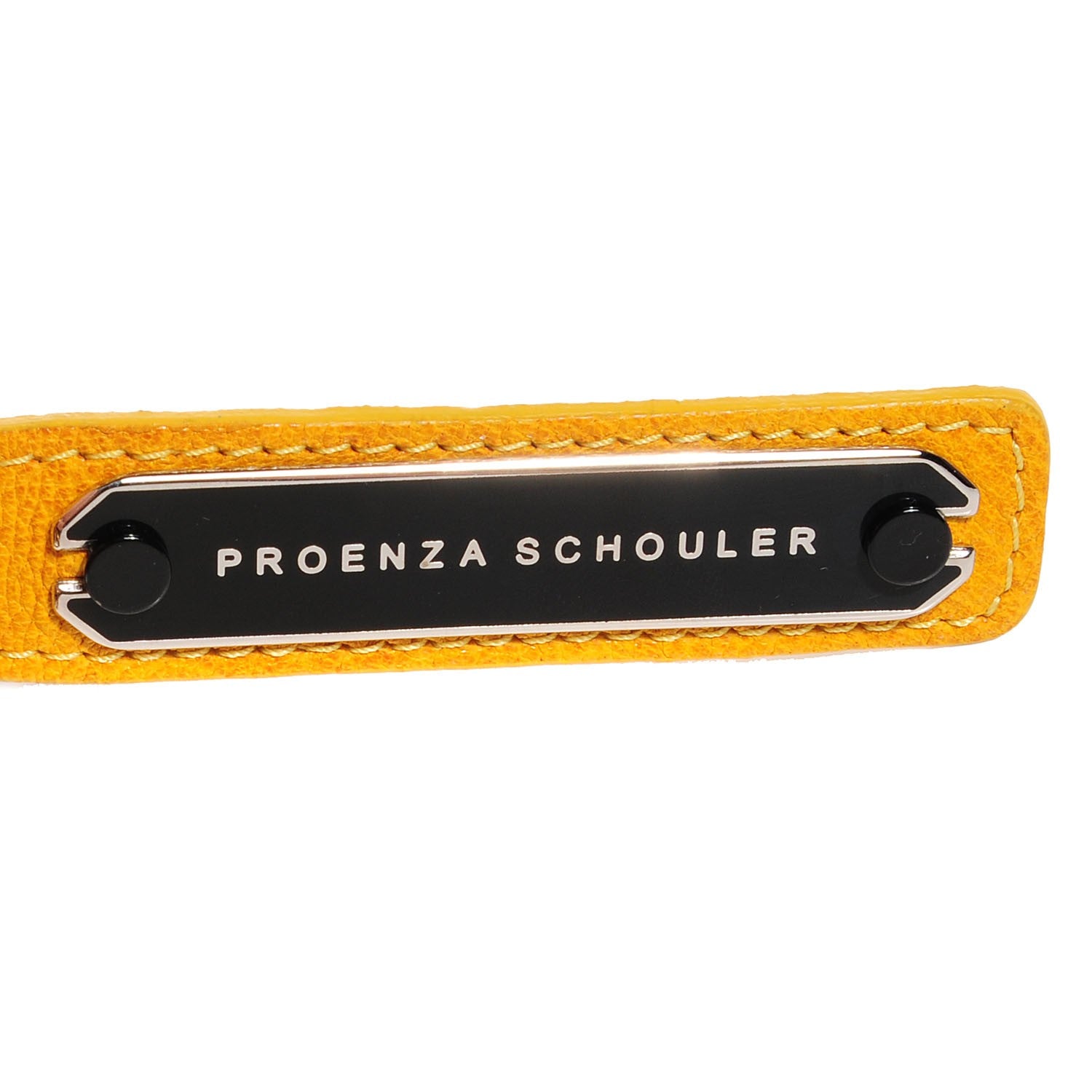 Proenza Schouler Lambskin PS1 Large Satchel Mustard 6 of 10