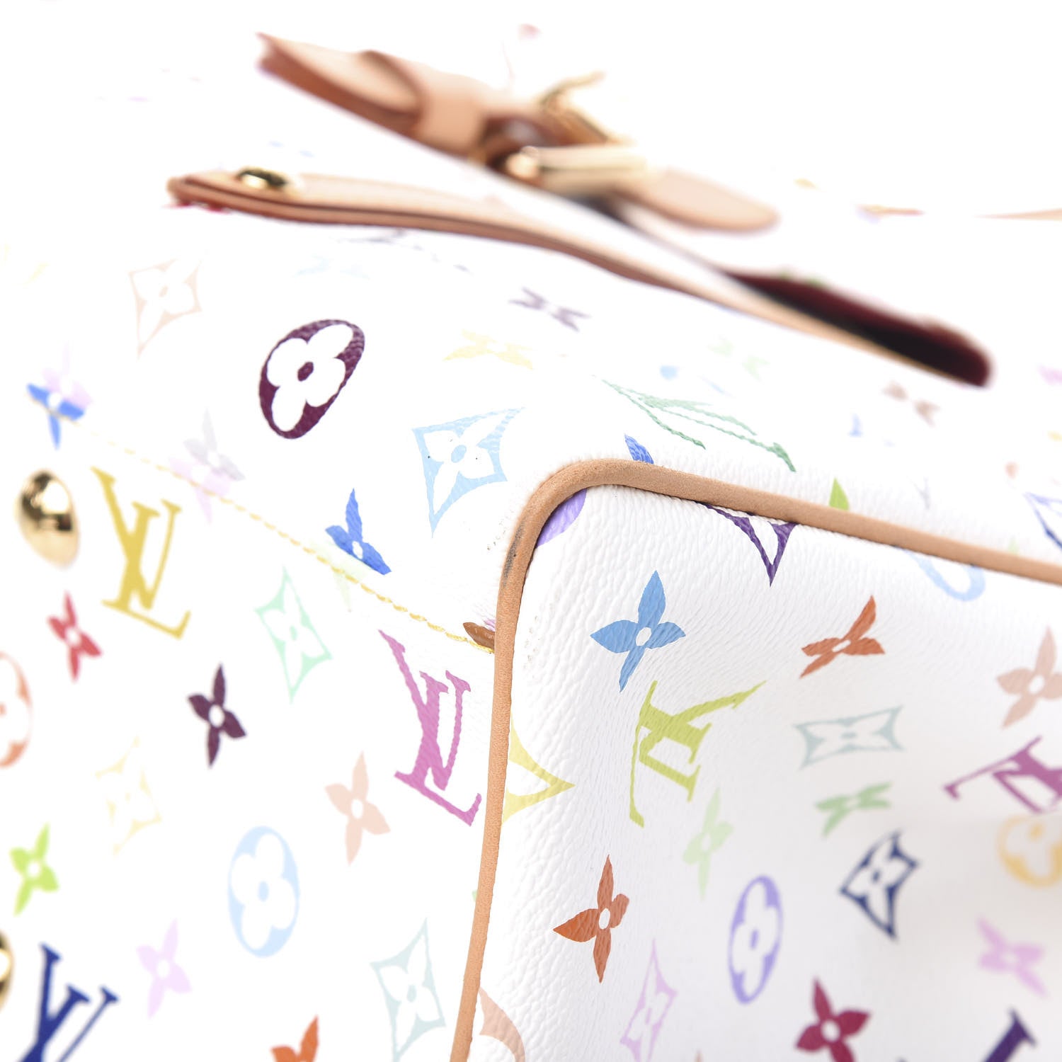 Louis Vuitton Monogram Multicolor Aurelia GM White 9 of 13