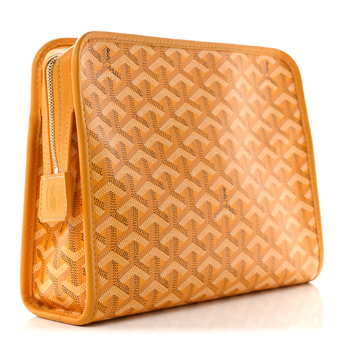 Goyardine Jouvence Toiletry Pouch Yellow
