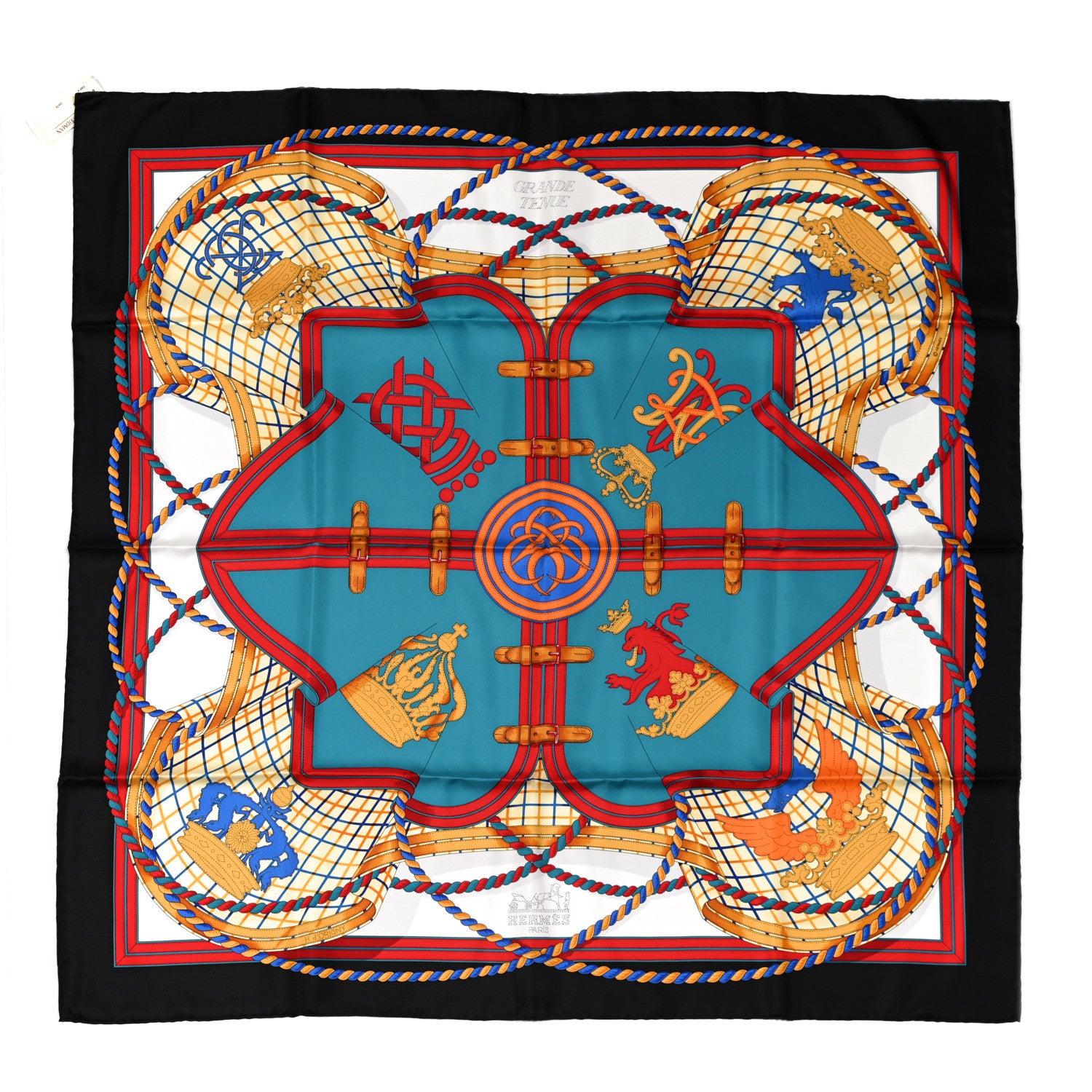 Hermes Silk Grande Tenue Scarf 90 1 of 6