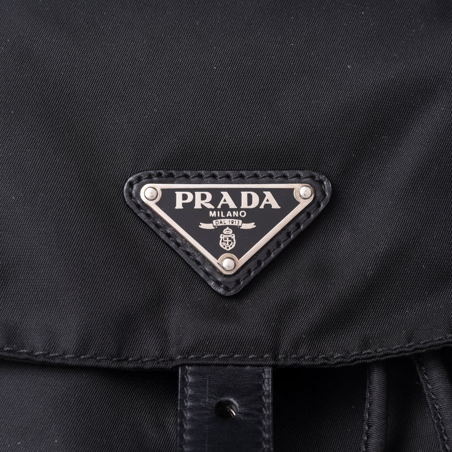 Nylon Vela Small Backpack Black