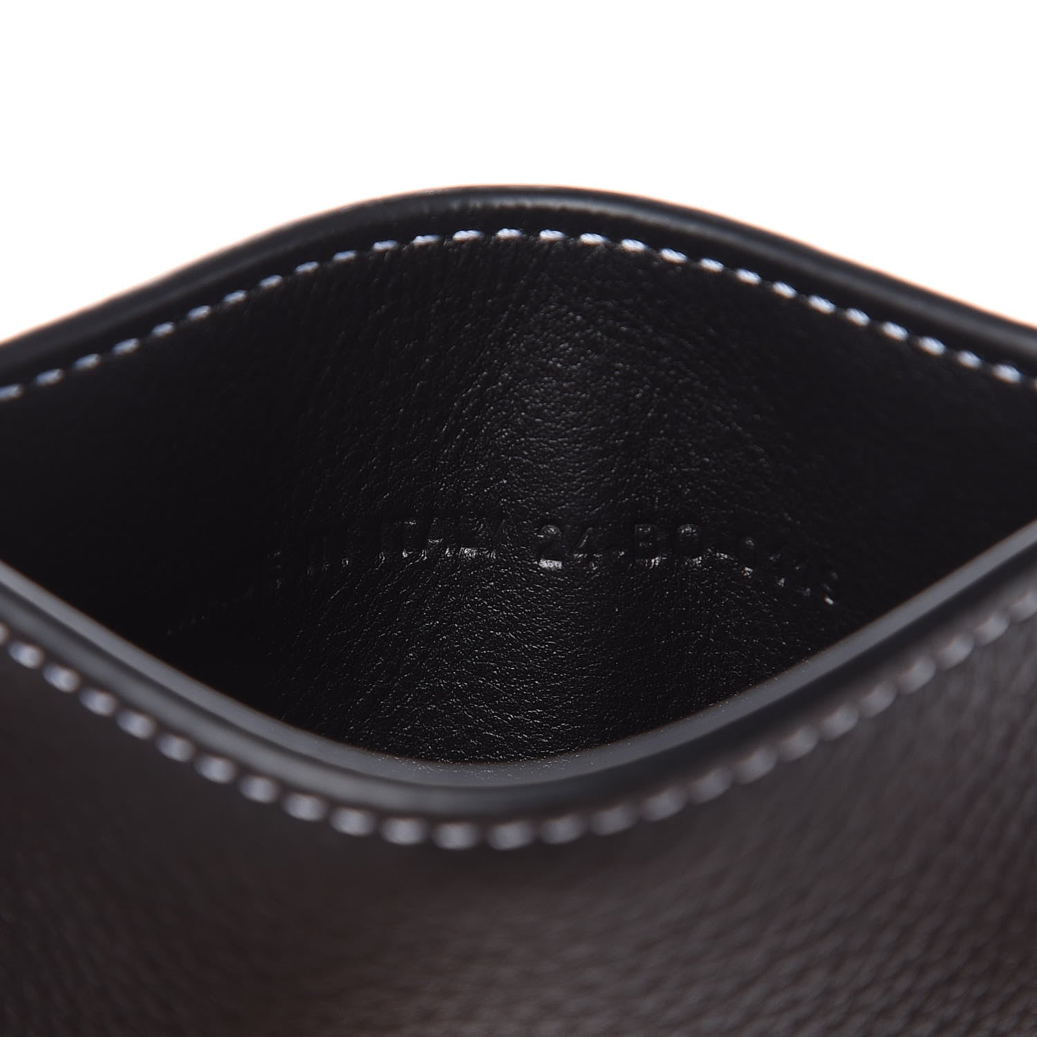 Christian Dior Calfskin Signature Card Holder Black 7 of 8